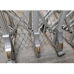 80x80mm Stainless Steel Cable Mesh Customized Height Polished Surface Treatment