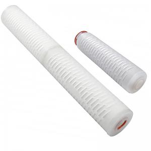 0.1-100micron 10inch 20inch 30inch PP Pleated Filter Cartridge for Ozone Water Purifier