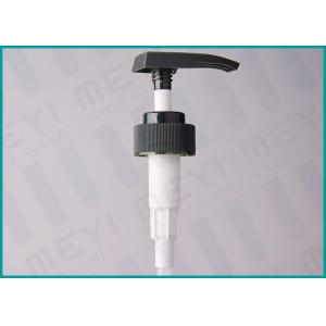 China Custom Ribbed Closure Lotion Pump Dispenser With PP Polypropylene Material supplier