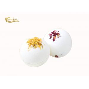 100g Dried Petal Bath Bomb , Packaging Gift Box Bath Bomb OEM Available