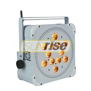 China High Bright Wireless Par Cans Lights , Remote Controlled Wireless Led Lights supplier