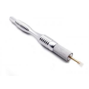 China Stainless Steel Silver Manual Eyebrow Tattoo Pen For Eyebrow Makeup Secant Line Fog wholesale