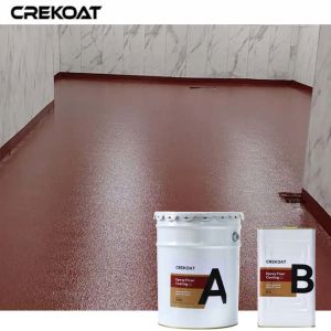 China Water Based Epoxy Floor Paint with 5:1 Mix Ratio and 12 Months Shelf Life for Food Beverage Processing wholesale