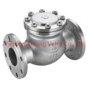 China ANSI 150lb Flanged Stainless Steel Swing Check Valve for Water Media/Non Return Valve supplier