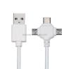 China Cabo de dados de carregamento rápido 3 em 1 USB 2.0 de 0,5 m Micro Tipo C wholesale