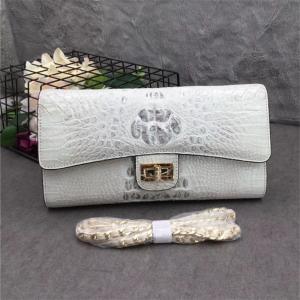 Exotic Alligator Skin Female Small Clutch Purse Authentic Real Crocodile Leather Women Flap Bag Lady Cross Shoulder Bag