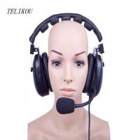 China Updated New Double Ear HD-302 Dynamic Intercom Headset on sale