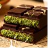 China Dubai Pistachio Paste Compound Chocolate Custom Exotic Handmade Snacks Halal wholesale