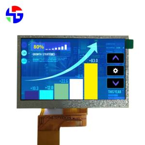 China Interface RGB de 4,3 polegadas Display TFT de alto brilho 480 x 272 IPS Full View supplier