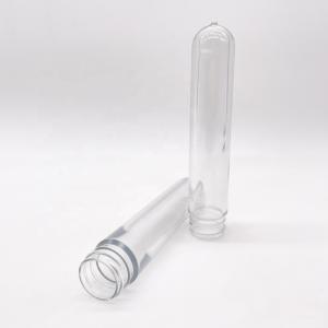 China 65g 1000ml PET Preform Tube Customized Color Plastic Bottle with SCREW CAP 28-410mm supplier