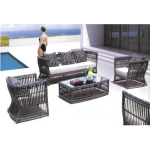 YLX-RN-005 Rattan Sofa Chair and Table sets on Swim Pool
