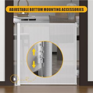 Innovative Retractable Stair Gate Safety Lock For Baby Pet Play Fence