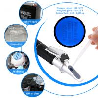 China Hand Held Optical Refractometer , Antifreeze Battery Cleaning Fluid Refractometer Atc on sale