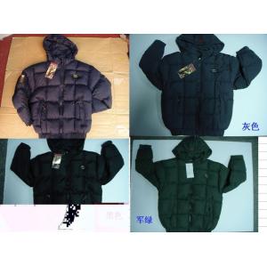 China Apparel Men's padding jackets stocks (sportwear,coats,sport tops) supplier