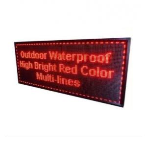 Durable ETL 1R1G 500Hz Outdoor Monochrome LED Signs