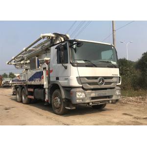 China 300KW 38m Pump Used Cement Truck , Used Concrete Machine Actros 3341 For Transferring supplier