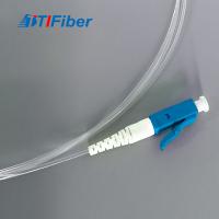 China LC Connector Transparent SM Simplex Fiber Patch Cord Custom Length on sale