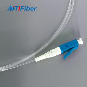China Comprimento feito sob encomenda simples transparente do cabo de remendo da fibra da manutenção programada do conector do LC supplier