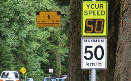 China High-qualiy Led Traffic Signs Speed Limit Sign Sheap For Further Traffic Calming wholesale