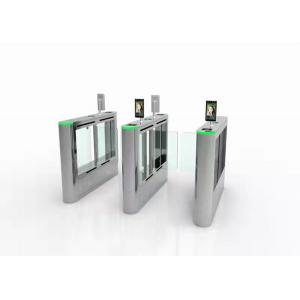 BLDC Facial Recognition Pedestrian Swing Barrier Gate 10mA 180 Degree