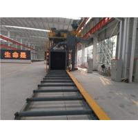 China Steel Plate Cleaning 400V Roller Conveyor Shot Blasting Machine on sale
