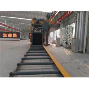 Steel Plate Cleaning 400V Roller Conveyor Shot Blasting Machine