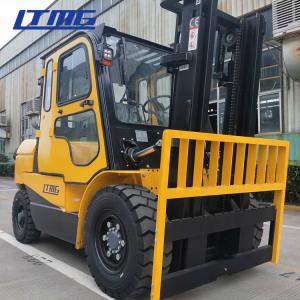 China 5000kg rated capacity diesel forklift truck with dual front tires supplier