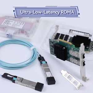 China Nvidia ConnectX-7 MCX755106AS-HEAT Network Card with PCIe Gen5 OSFP56 Interface and Hardware-Accelerated RDMA wholesale