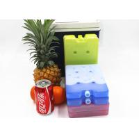 China Color Customizable Ice Cooler Brick , Reusable Gel Cold Plate For Ice Cream on sale