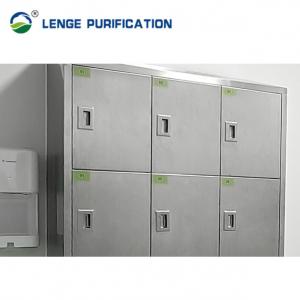 China 1200 × 450 × 1800 Stainless Steel Storage Cabinet Polished SS304 With Twelve Doors supplier