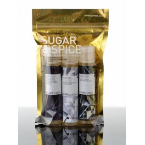 Recycle Foil Bag Packaging , Clear Front and Back Foil Zipper Mylar Food Bags