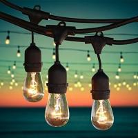 China 120lm Customized Color Led Hanging Lights Waterproof Outdoor Light String With Bulbs on sale