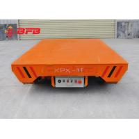 China 20m/Min Q235 Mould Flatbed Trailer Rail Transfer Cart on sale