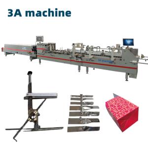 China Control PLC SHH 800AG-2 Máquina de pegado automática de caja de bloqueo inferior para una fácil depuración supplier