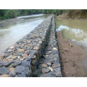 Heavy Duty Gabion Baskets For Slope Protection Tianjin Port 2.0-4.0mm Wire Diameter