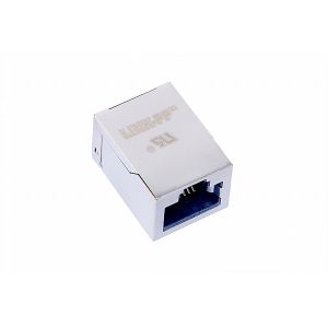 China Bata acima de RoHS RJ45 magnético Jack, conector 08B1-1X1T-03-F do PWB de 10/100BaseT RJ45 supplier