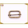 China Antique Brass Metal Loops Hardware , Pet Metal Collar Buckles For Bags Accessories wholesale