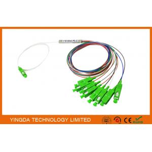 China 1x8 SC/APC Single mode OS2 9/125 Fiber Optic PLC Splitter FTTH Splitter supplier