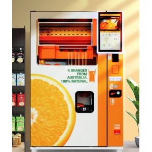China Wireless QR Code Payment Vending Machine 1100W For Fruit Juice supplier