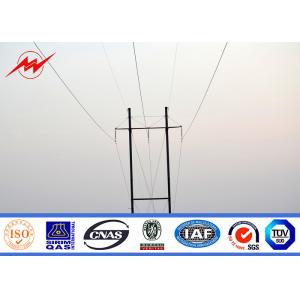 China Explosion - proof 13m 1250dan Electrical Steel Utility Pole 2.5m Cross Arm supplier