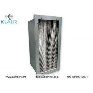 China Industrial Air Filter System , Pleated Hepa Filter With Double Header Cell Sides wholesale