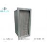 China Industrial Air Filter System , Pleated Hepa Filter With Double Header Cell Sides wholesale