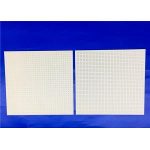 China High Uniformity Square Alumina Ceramic Substrate with Holes / Multi Holes Alumina Sheet supplier