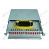 48 Cores FC ODF Fiber Optic Patch Panel Slidable Type With Aluminum Sliding