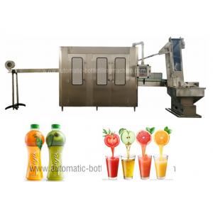 China SGS Juice Bottling Machine , Turkey Pet Bottling Line For 4000BPH Capcity supplier