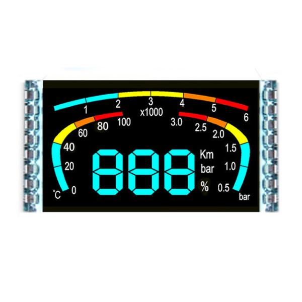 Área activa de encargo del conector 34x47.5m m del Lcd DisplayCOG del segmento del modo de FSTN