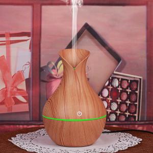 China 130ML Wood Grain Ultrasonic Vase Portable Mini USB Humidifier for Moisture Management supplier