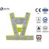 Glistening Safety Reflective Jacket , Security Safety Vest Warning Loop Closed