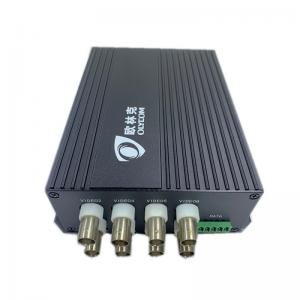 China 1ch RS422 Data Video Digital Optical Converter For PTZ Camera AHD/HD Video supplier