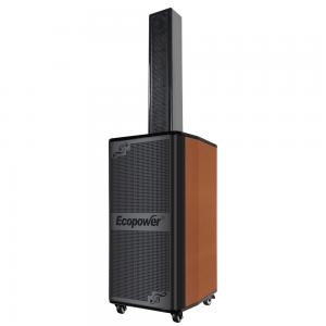 Wood Linear Array Speaker 45Hz - 20KHz Karaoke Powered Active Speaker
